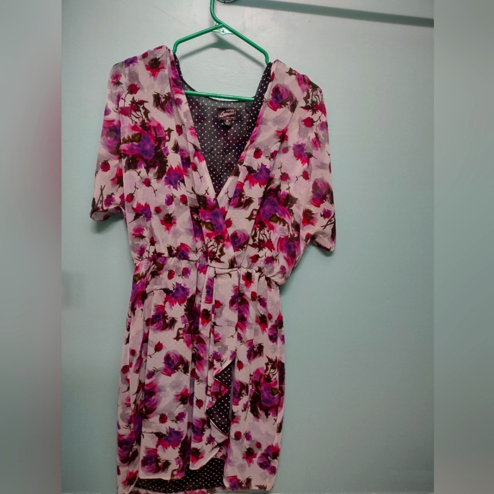 Kinder Aggugini faux wrap dress